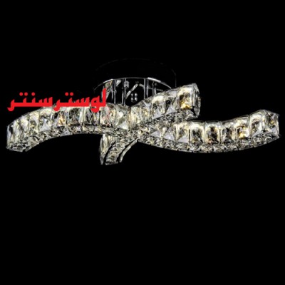 لوستر سقفی کریستالی 1257 سایز 60