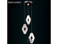لوستر مدرن کریستالی 3-7129 گرد