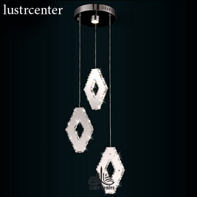 لوستر مدرن کریستالی 3-7129 گرد