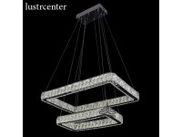لوستر مدرن کریستالی 2-7147 مستطیل