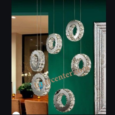آویز مدرن کریستالی 3032 خطی
