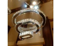 آویز مدرن کریستالی 8103 بیضی 