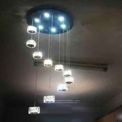 لوستر آویز مدرن 10 دایره