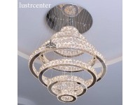 لوستر مدرن کریستالی 8103 هفت حلقه