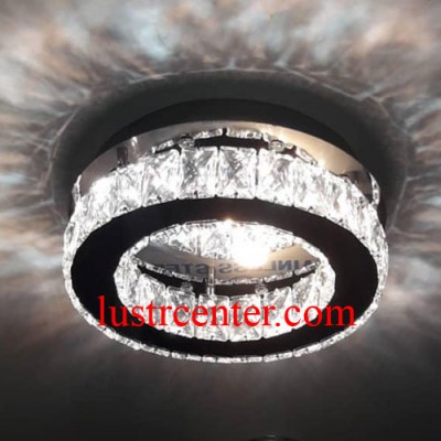 لوستر سقفی کریستالی گرد سایز 30