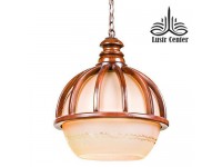 لوستر آویز چوبی چتری بزرگ
