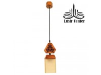 لوستر آویز چوبی بنیتا تکی