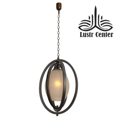 لوستر آویز چوبی زحل