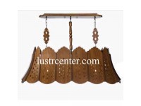لوستر آویز چوبی 765