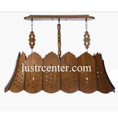 لوستر آویز چوبی 765