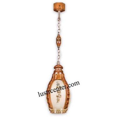 آویز چوبی تک شلعه رز