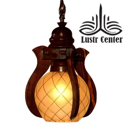 آویز چوبی آناناسی کوچک