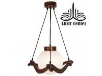 لوستر آویز چوبی برمودا