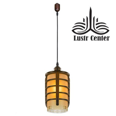 لوستر آویز چوبی چلسی تک دارکار