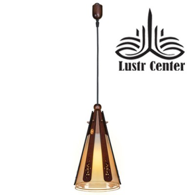 لوستر آویز چوبی کلاب تک