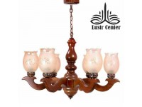 لوستر چوبی مهتاب شش