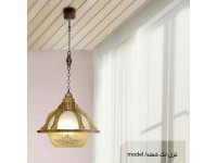 لوستر آویز چوبی غزل بزرگ