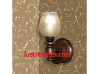 لوستر دیواری چوبی سارینا دارکار