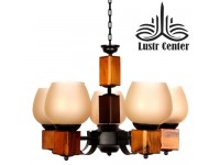 لوستر چوبی 205 پنج شاخه