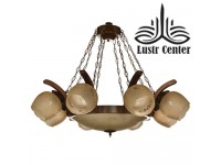 لوستر چوبی لاله 8 شاخه پارسا