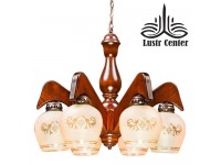 لوستر چوبی نایک شاخه رو به پایین