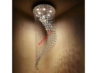 لوستر کریستالی پیچ دم ماهی 50