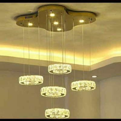 لوستر آویز مدرن 5 دایره