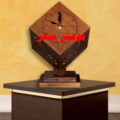 آباژور ساعت چوبی 514
