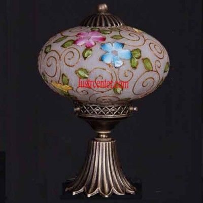 آباژور رومیزی عدسی پایه دار