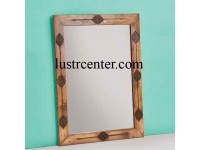 آینه دیواری چوبی طرح عباسی