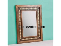 آینه دیواری چوبی طرح معرق