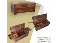 صندوق سبدار معرق چوبی
