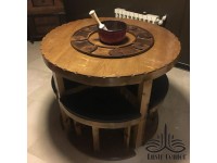 میز چوبی 4 نفره المیرا