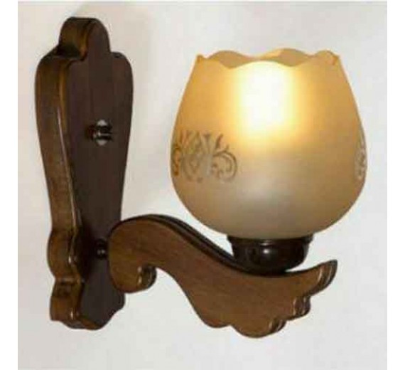 چراغ دیواری چوبی 717