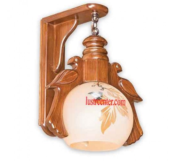 چراغ دیواری چوبی پرستو