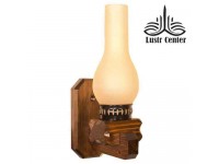 چراغ دیواری چوبی لامپا
