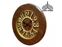ساعت دیواری چوبی 5101 فندقی