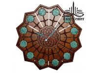 ساعت دیواری چوبی شمس 12 پر