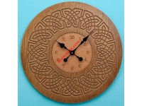ساعت دیواری چوبی سنتی حکاکی سایز 70