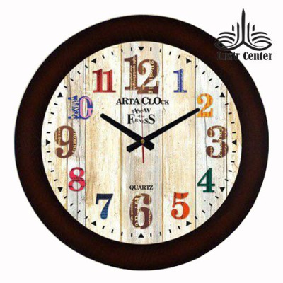 ساعت دیواری کد 303 قهوه ای