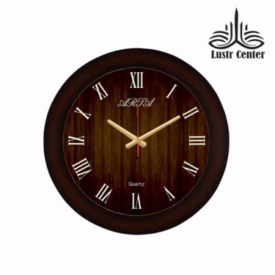 ساعت دیواری چوبی 305 قطر 45