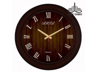 ساعت دیواری چوبی 305 قطر 55