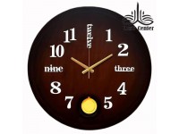 ساعت دیواری چوبی کد 314