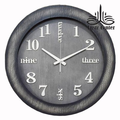 ساعت دیواری چوبی کد 317 طوسی