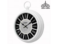 ساعت دیواری فلزی 5138 سفید