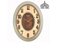 ساعت دیواری چوبی 6105 استخوانی