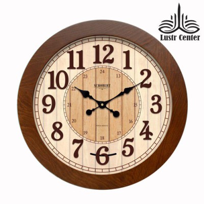 ساعت دیواری چوبی کد 6315