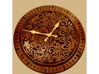 ساعت دیواری چوبی مدل میلان