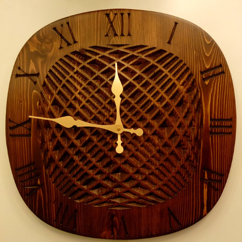 ساعت دیواری چوبی مدل پورتوریکو