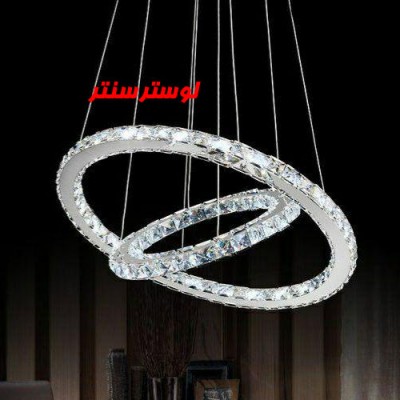 لوستر کریستالی 8103 دو طبقه 40-20